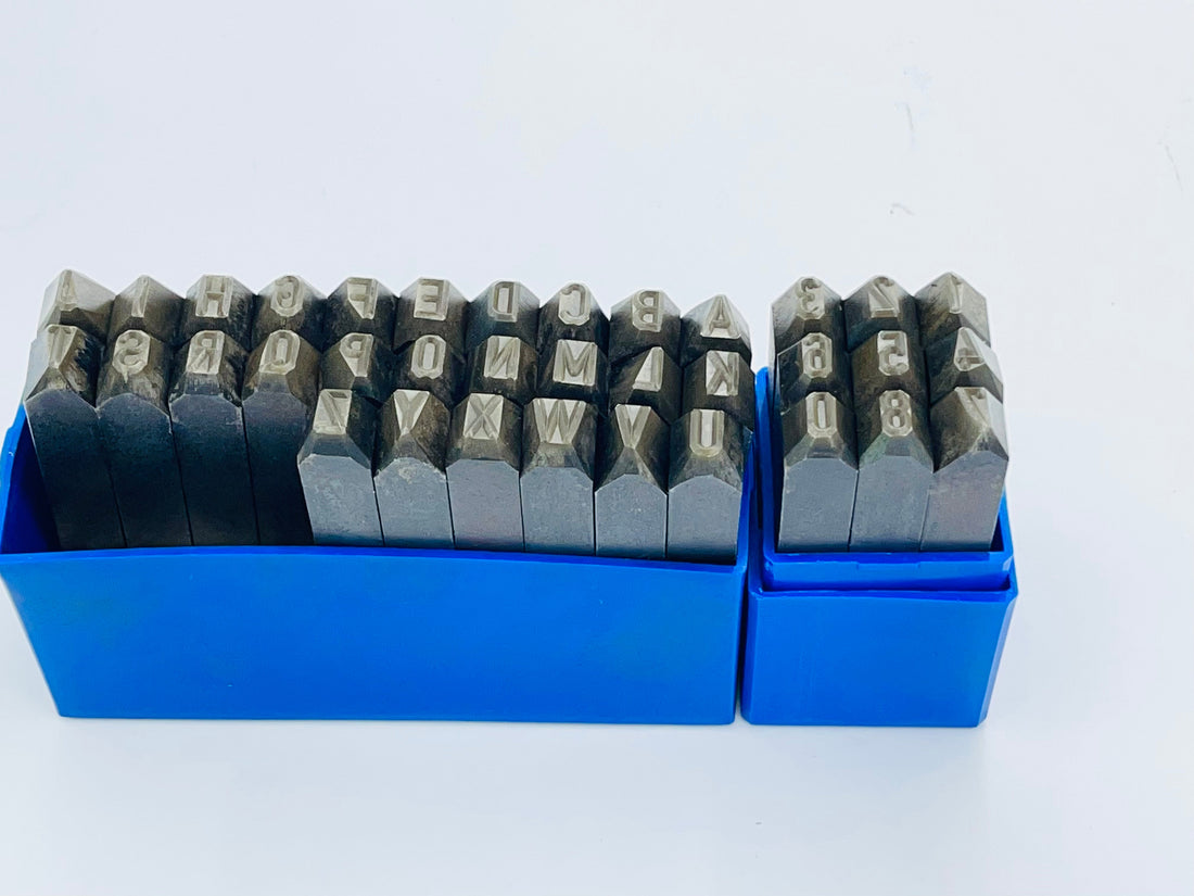 Zahlenstempel Satz Metall richtig wählen