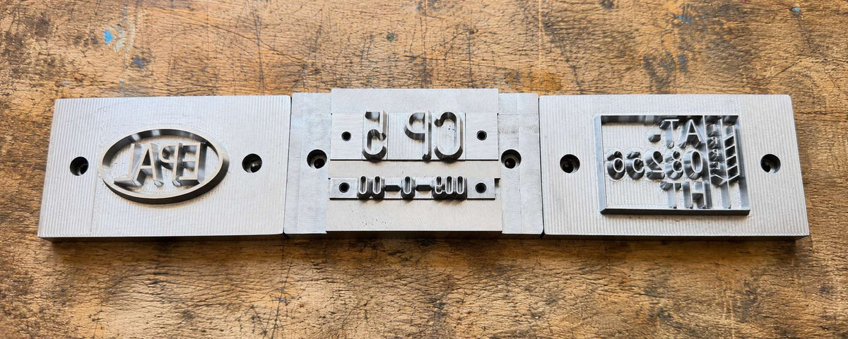 Brennplatten und Gravurplatten für Chemiepaletten CP1 bis CP9