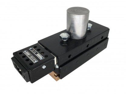 Brennstempel S205Z, 200 x 50 mm - 800W mit Zapfen für Bohrständer mit Gravur